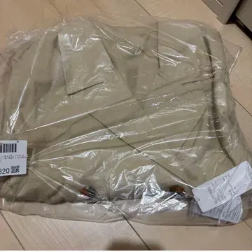 베이지 나일론 숄더백