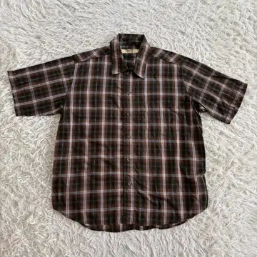 [최종 할인] KANSAI JEANS(간사이진스) 체크 무늬 반팔 셔츠