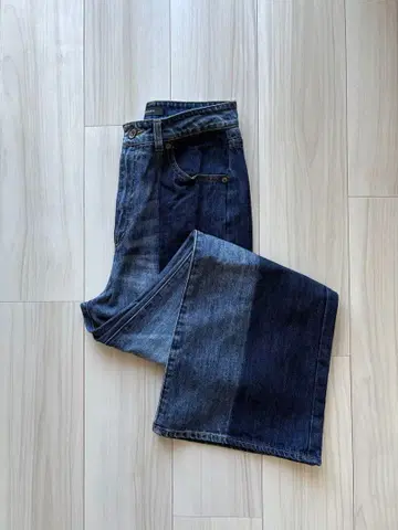 JEANASIS 패치워크 디자인 데님 팬츠