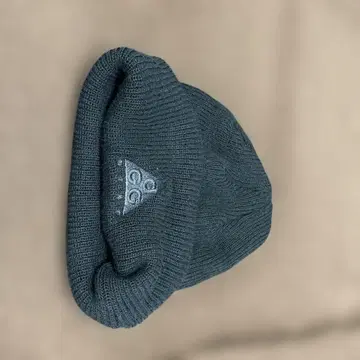 NIKE 블랙 접이식 니트 비니