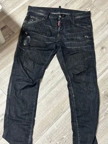 DSQUARED2 데미지 가공 다크 데님 48