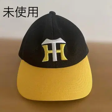 미사용 한신 타이거즈 오리지널 베이스볼캡 메쉬 블랙