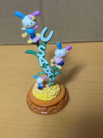 산리오 우사하나 빈티지 레트로 초레어 피규어 마스코트