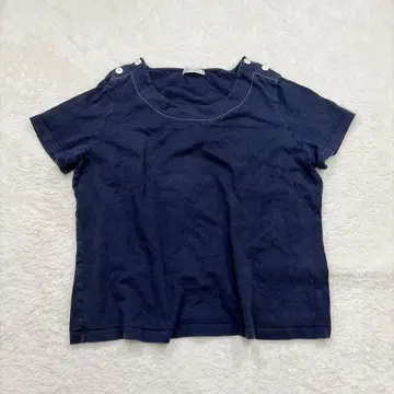 뉴요커 반팔 셔츠 무지 옷깃 버튼 캐주얼 심플 귀여운 러프