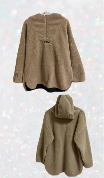FILA 플리스 자켓 베이지