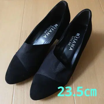 DIANA 블랙 하이힐 스틸레토 23.5cmEE