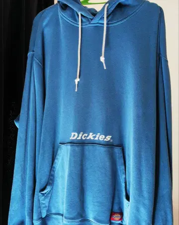 Dickies 파랑 후드 부착 후드티 L 사이즈