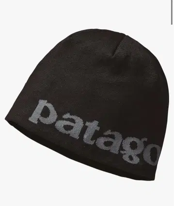 patagonia 블랙 니트 모자