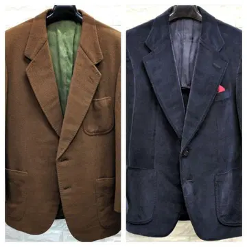 2점 묶음 판매 캐시미어 브라운 테일러드 자켓 퓨어 캐시미어