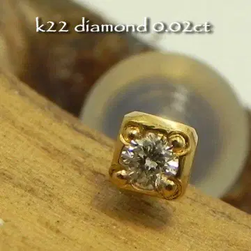 22금 0.02ct 다이아몬드 귀걸이 BONANZA