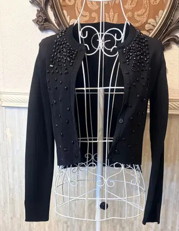 ZARA 긴팔 가디건 블랙