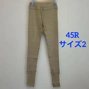 45R 사이즈 2 돌진 스패츠 슬림 팬츠 레깅스 베이지