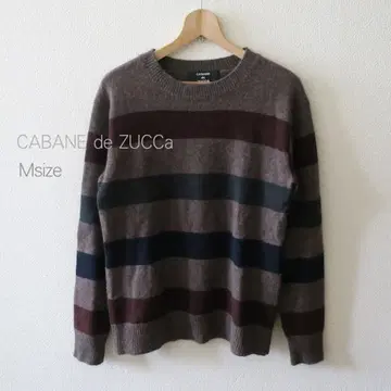 CABANE de ZUCCa 스트라이프 니트 스웨터 M 사이즈