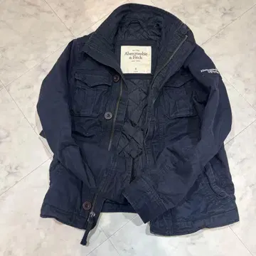 Abercrombie & Fitch 네이비 밀리터리 자켓 S