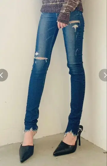 GYDA 스키니 데님 인디고 S size