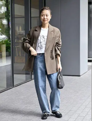 JORNAL STANDARD relume 커브 라인 데님 블루 38