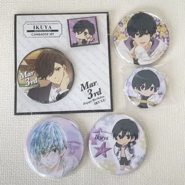Free! 키리시마 이쿠야 Birthday 캔뱃지 세트