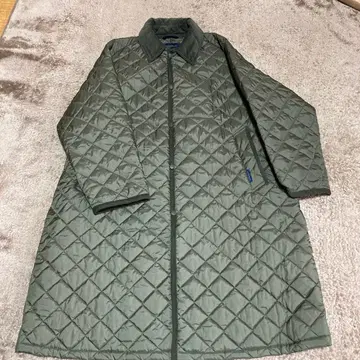 LAVENHAM 챈트리 롱 코트 M 사이즈 올리브 그린