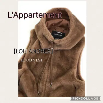 [ LOU ANDREA ] HOOD VEST
