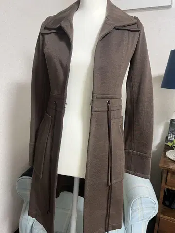 언타이틀 코트 xs 카키