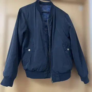 블랙 MA-1 리버서블