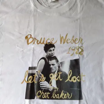 쳇 베이커 Bruce Weber 티셔츠 Chet Baker