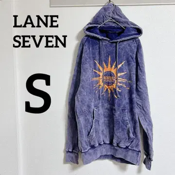 LANE SEVEN [ S ] 풀오버 후드티 퍼플