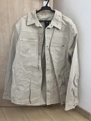 ZARA 베이지 데님 자켓