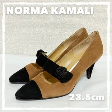 [새상품급] NORMA KAMALI 스웨이드 펌프스 23.5cm
