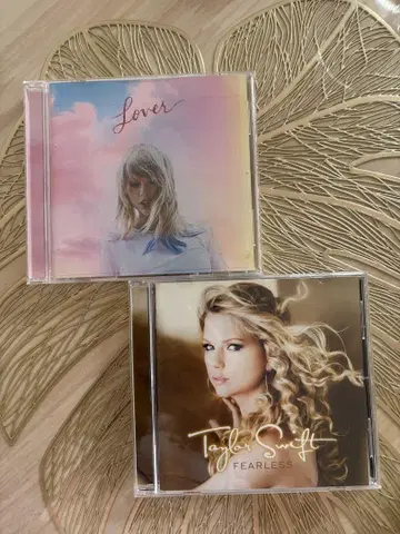 Taylor Swift Lover & Fearless CD 세트