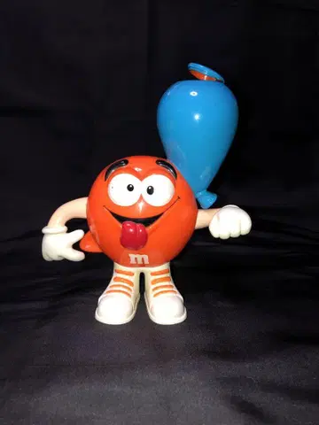 M&M's 오렌지 피규어 파란 풍선 포함