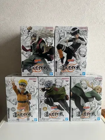 [ 미개봉 새상품 ] NARUTO 조형 인계 대전 피규어 5개 세트