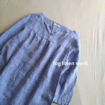 fog linen work 포그린워크 린넨 튜닉 블라우스 flw
