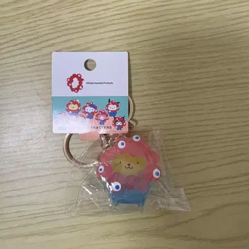 만박 산리오 x 미야쿠미야쿠 입체 마스코트 클리어 키링 폼폼푸딩