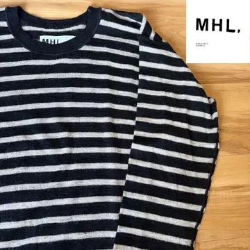 MHL. 이탈리아제 보더 니트 스웨터 M 마가렛호웰