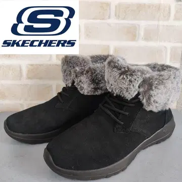 새상품급 스케쳐스 sketches 어그 부츠 블랙 24cm