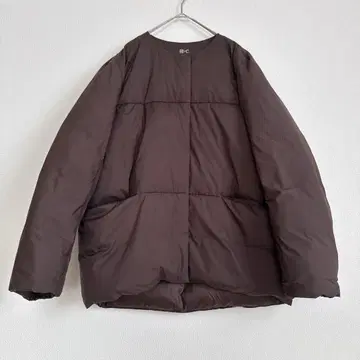 UNIQLO C 유니클로C 라이트 다운 자켓 브라운 XL
