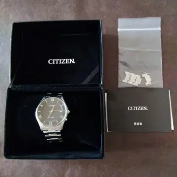 CITIZEN 남성용 Eco-Drive 블랙 전파 손목시계