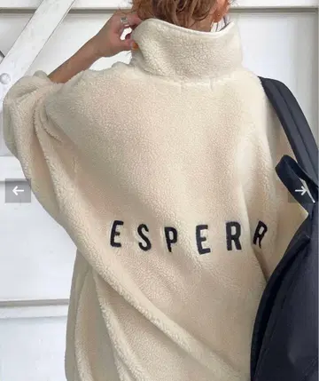 Spick and Span 보아 하프 지퍼 풀오버