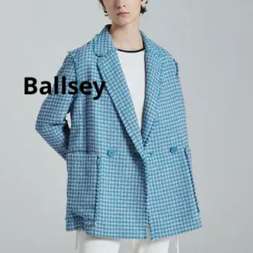 Ballsey/루프 하운드 투스 더블 브레스트 자켓