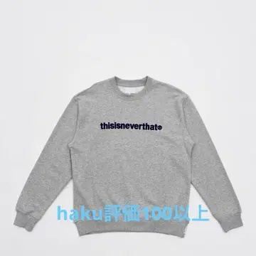 thisisneverthat 그레이 크루넥 맨투맨