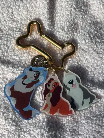 디즈니 카라비너 키링 레이디 맥스 아리스토캣츠