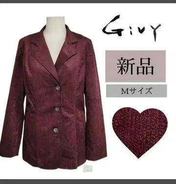 새상품 택 포함 자켓 보르도 숏 코트 Givy 룩 M