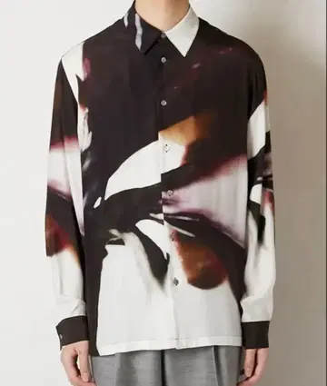 TAAKK  실크 플라워 셔츠