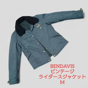 [ BENDAVIS ] USA 빈티지 라이더 자켓 보아 부착 M