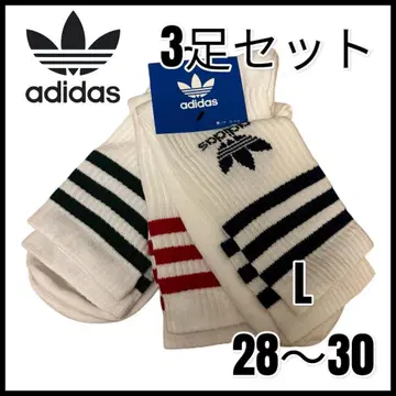 [ 새상품 ] 아디다스 오리지널 양말 3족 세트 L 28~30cm