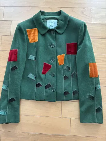 MOSCHINO 컬러풀 패치워크 자켓 수트