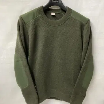 Y102301 희귀 프랑스군 밀리터리 니트 올리브 빈티지