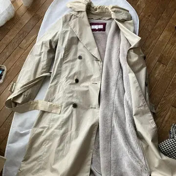 TO BE CHIC 트렌치코트 2way 퍼 라이너 포함 빅 사이즈