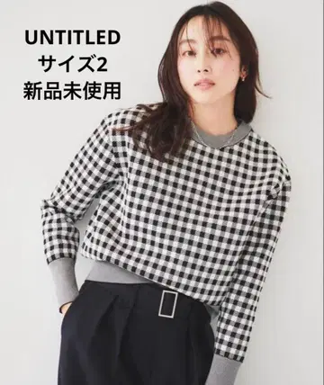 UNTITLED 스폰디쉬 풀오버 깅엄 체크